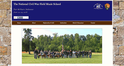 Desktop Screenshot of nationalcivilwarfieldmusicschool.com