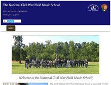 Tablet Screenshot of nationalcivilwarfieldmusicschool.com